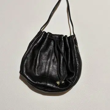 Unknown Made Drawstring Leather Bag