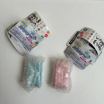 그리운 옛날 휴대폰 마스코트 핑크 라이트 블루 가챠가챠