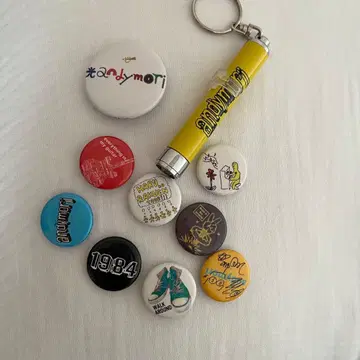 andymori 캔뱃지 키링