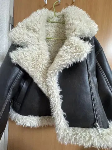 24 모델 MURUA 빈티지 라이크 숏 웨이 무스탕 브라운