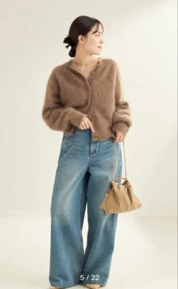 새상품급 Plage Fur Back Open 풀오버