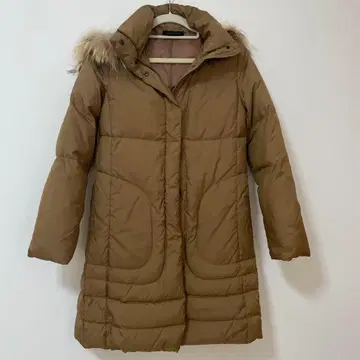 CROON A SONG 후드 부착 다운 자켓