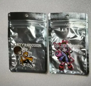 CR CrazyRaccoon 키링 2개 세트 쟈스퍼 selly