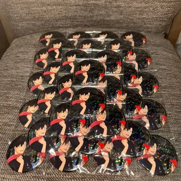 하이큐 애니메이션 카드 홀로그램 캔뱃지 종이비행기 쿠로오 테츠로 40개