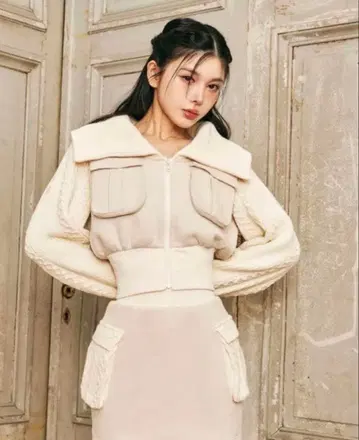 Darich 니트 콤비 맨투맨 셋업