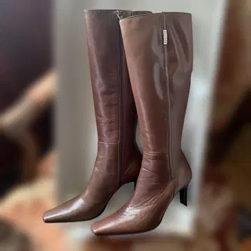 브라운 롱 부츠