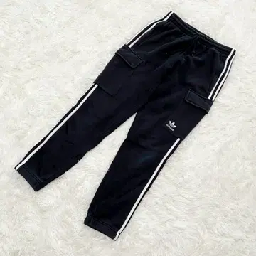 adidas 조거 팬츠 카고 포켓 속기모 블랙 스포츠 MIX