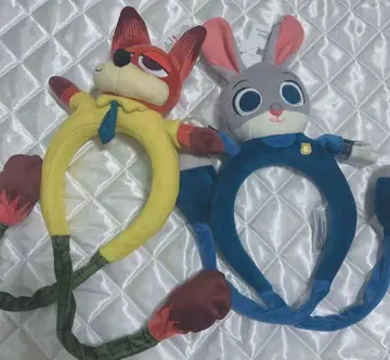 디즈니 머리띠 주토피아 주디 닉