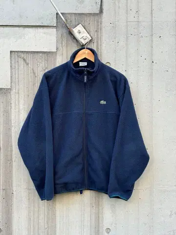Lacoste sports 네이비 플리스 자켓 보아