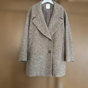 LEPSIM 헤링본 무늬 오버 사이즈 코트