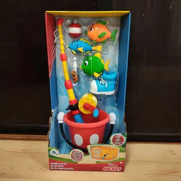 미키 낚시 플레이 세트 완구 물고기 낚시 디즈니 스토어