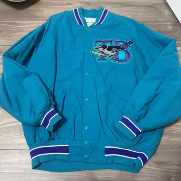 (a5) 새상품 DeLONG 남성용 바시티 자켓 충전솜 퀼팅