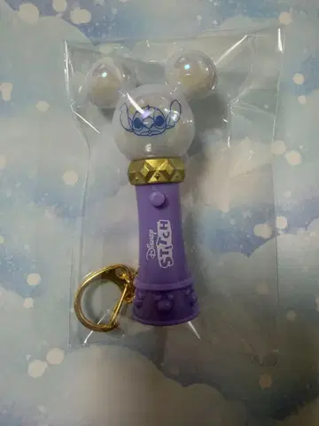디즈니 스토어 시크릿 응원봉 키체인 스티치