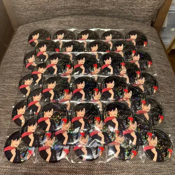 하이큐 애니메이션 데크 홀로그램 캔뱃지 종이비행기 쿠로오 테츠로 50점