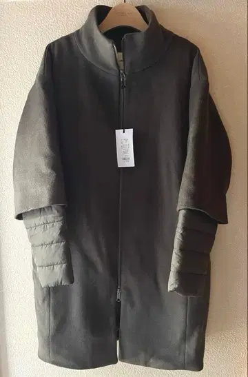 YARRA NEU 그레이카키 2WAY 집업 코트 새상품