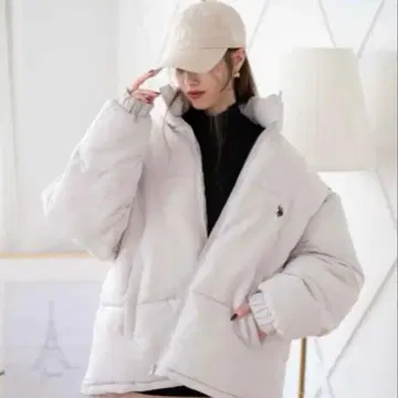 U.S. POLO ASSN. 화이트 다운 자켓