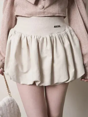 이너 숏 팬츠 포함 벌룬 스커트