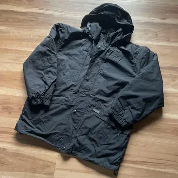 AIGLE 블루종 나일론 자켓 안쪽 플리스 방한 마운틴 파카