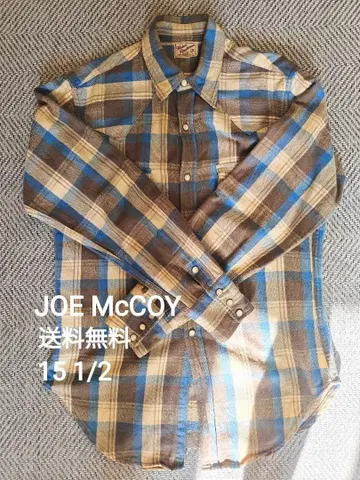 JOE McCOY 조 맥코이 웨스턴 체크 셔츠