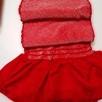 후리소데용 총 쥐어짜기 오비 장식 천 순수 실크 미사용 FO124