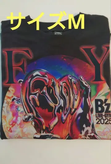 B'z LIVE-GYM 2025 FYOP 투어 T셔츠 사이즈 M