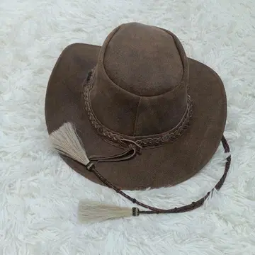 브라운 스웨이드 햇