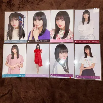 노기자카46 브로마이드 엔도 사쿠라 묶음 판매 8장 세트