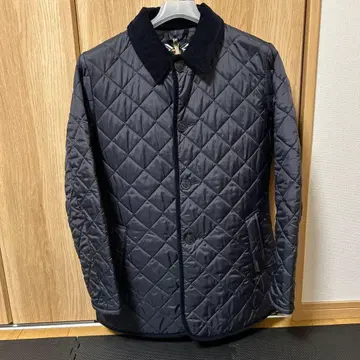 라벤햄 퀼팅 자켓 후드 부착