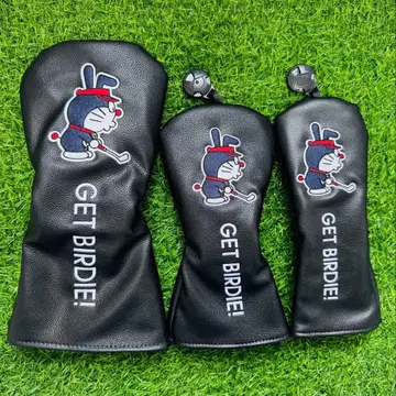 새상품 3세트 도라에몽 골프클럽 헤드커버 1+3W+UT 블랙