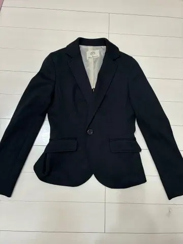 네이비 테일러드 자켓