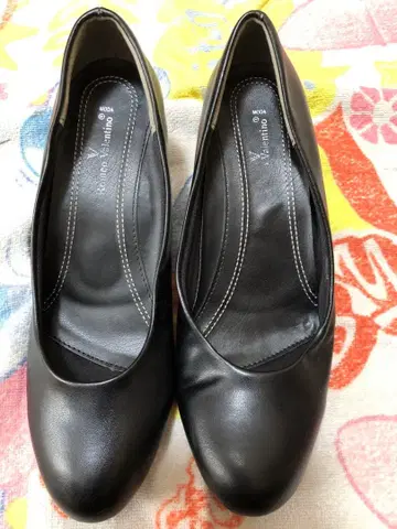 블랙 펌프스 24.5cm EEE