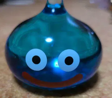 슬라임 유리 피규어 파랑