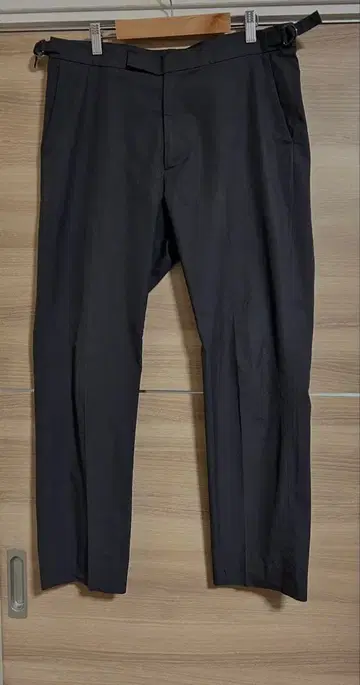 AURALEE 워시드 핀스 립스탑 슬랙스