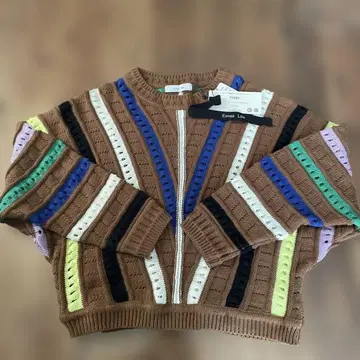 Eimee Law 스트라이프 니트 스웨터 새상품 사이즈 38