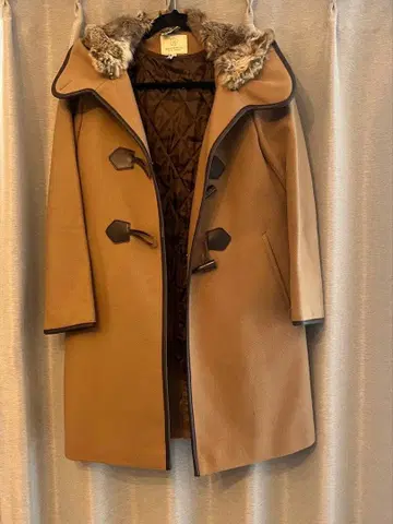 BEAUTY&YOUTH 베이지 더플 코트