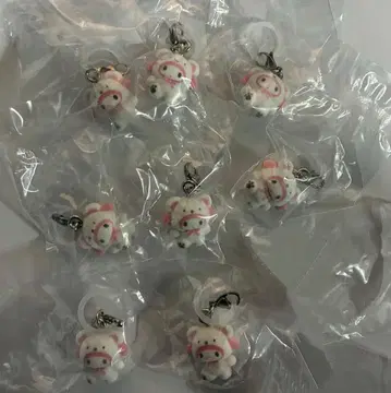 산리오 캐릭터즈 메지루시 액세서리 후와후와 스노우 가챠 마이멜로디