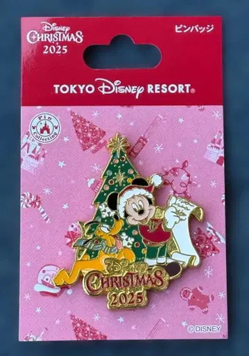 디즈니 핀 배지 2025 크리스마스 (Xmas: 핀 배지)