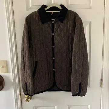 차오패닉 트위드 퀼팅 자켓