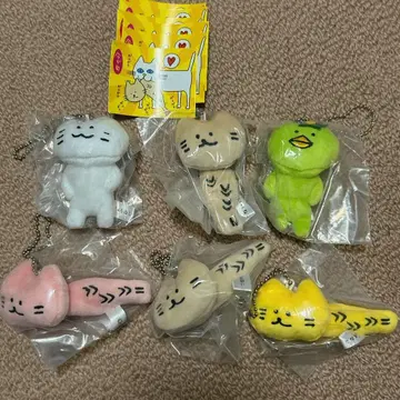 [ 전체 6종 컴프 세트 ] 열빙어 고양이 봉제 인형 스트랩