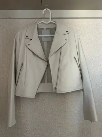 MERCURYDUO 화이트 라이더 자켓 S