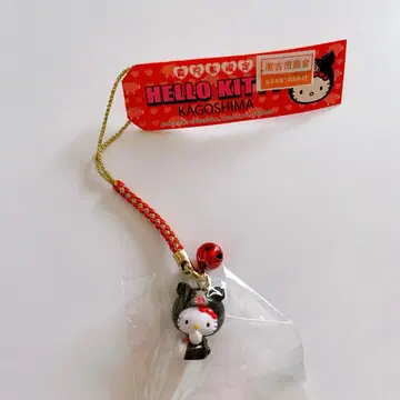 새상품급 택 포함 산리오 지역 한정 키티 블랙 돼지 Ver. 스트랩