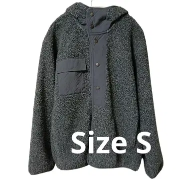 GU x ENGINEERED GARMENTS 보아 플리스 스냅 후드티