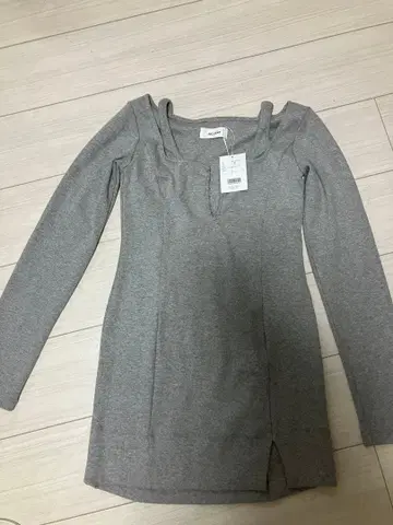 ACLENT 그레이 긴팔 상의 F 사이즈