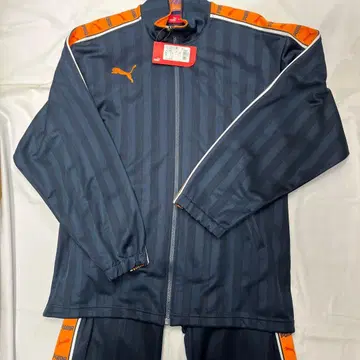 PUMA 다크 블루 스트라이프 저지