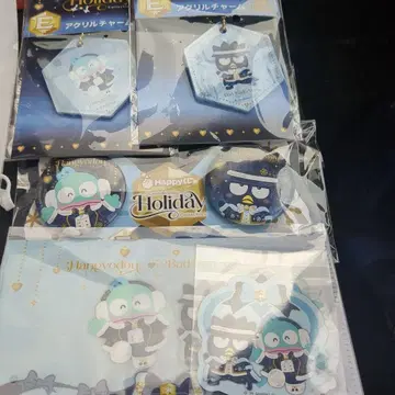 해피 복권 산리오 E상 F상 H상 바츠마루 한교동 세트