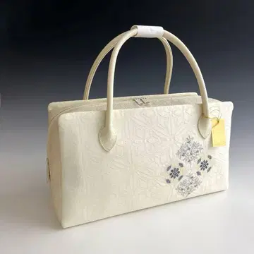 미사용 새상품 자수 교토 니시진 순수 실크 오비 사용 리큐 백 25126