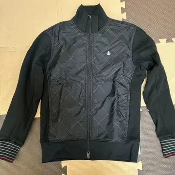 Munsingwear 블랙 퀼팅 자켓 M