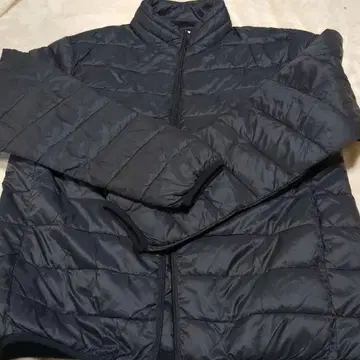 블랙 L 사이즈 다운 자켓