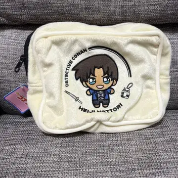 미사용 새상품 명탐정 코난 스퀘어 파우치 2024 하인성(핫토리 헤이지)