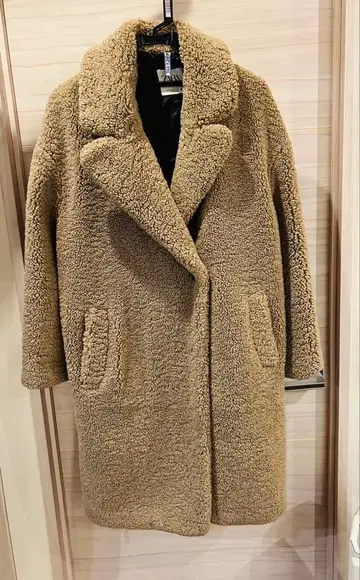 ZARA 보아 롱 코트 베이지